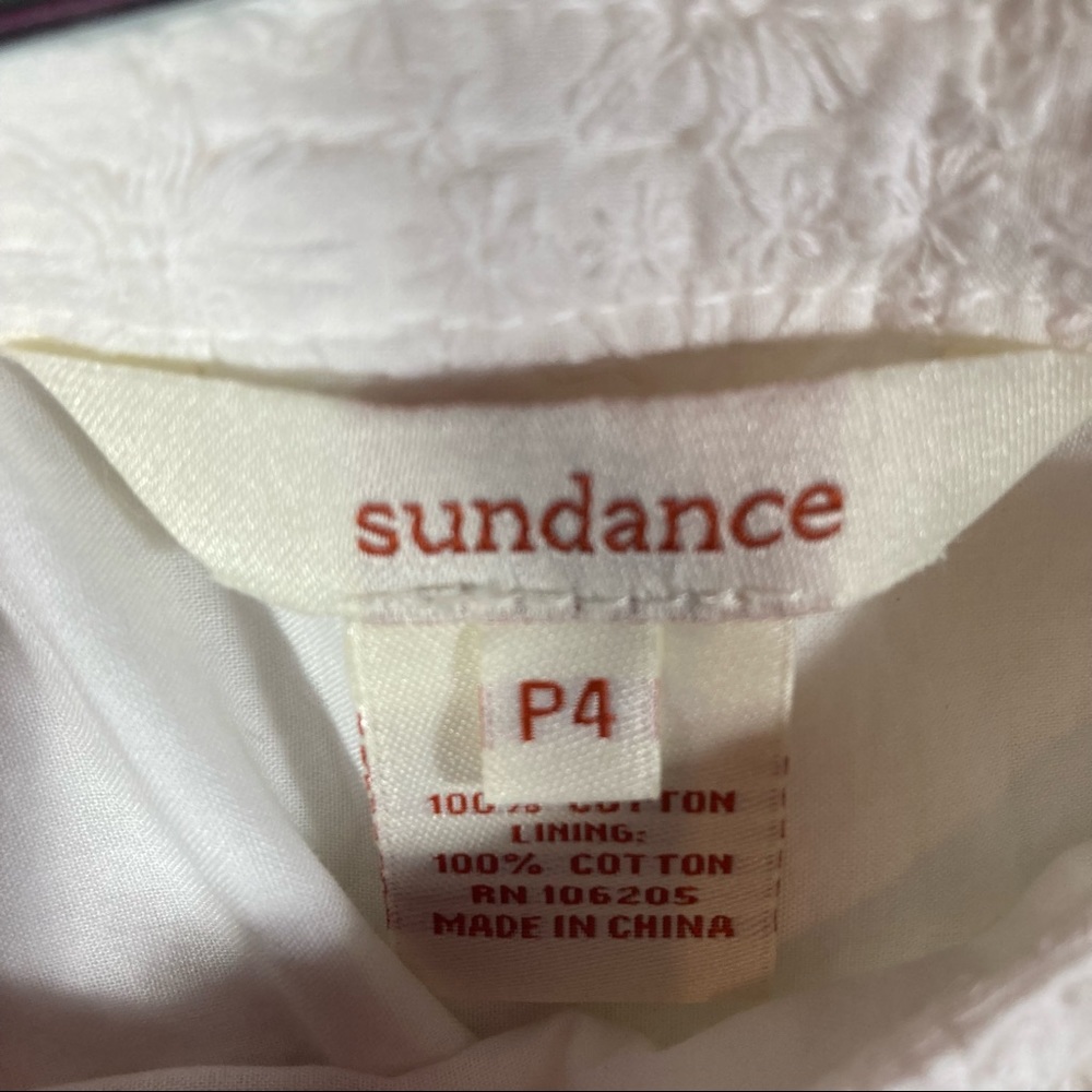Sundance embroidered tiered skirt. Size P4 - Picture 5 of 6